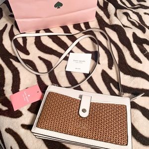 Kate Spade Jackson Straw small crossbody bag